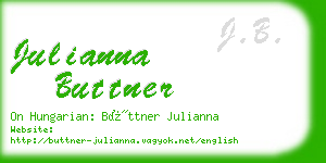 julianna buttner business card